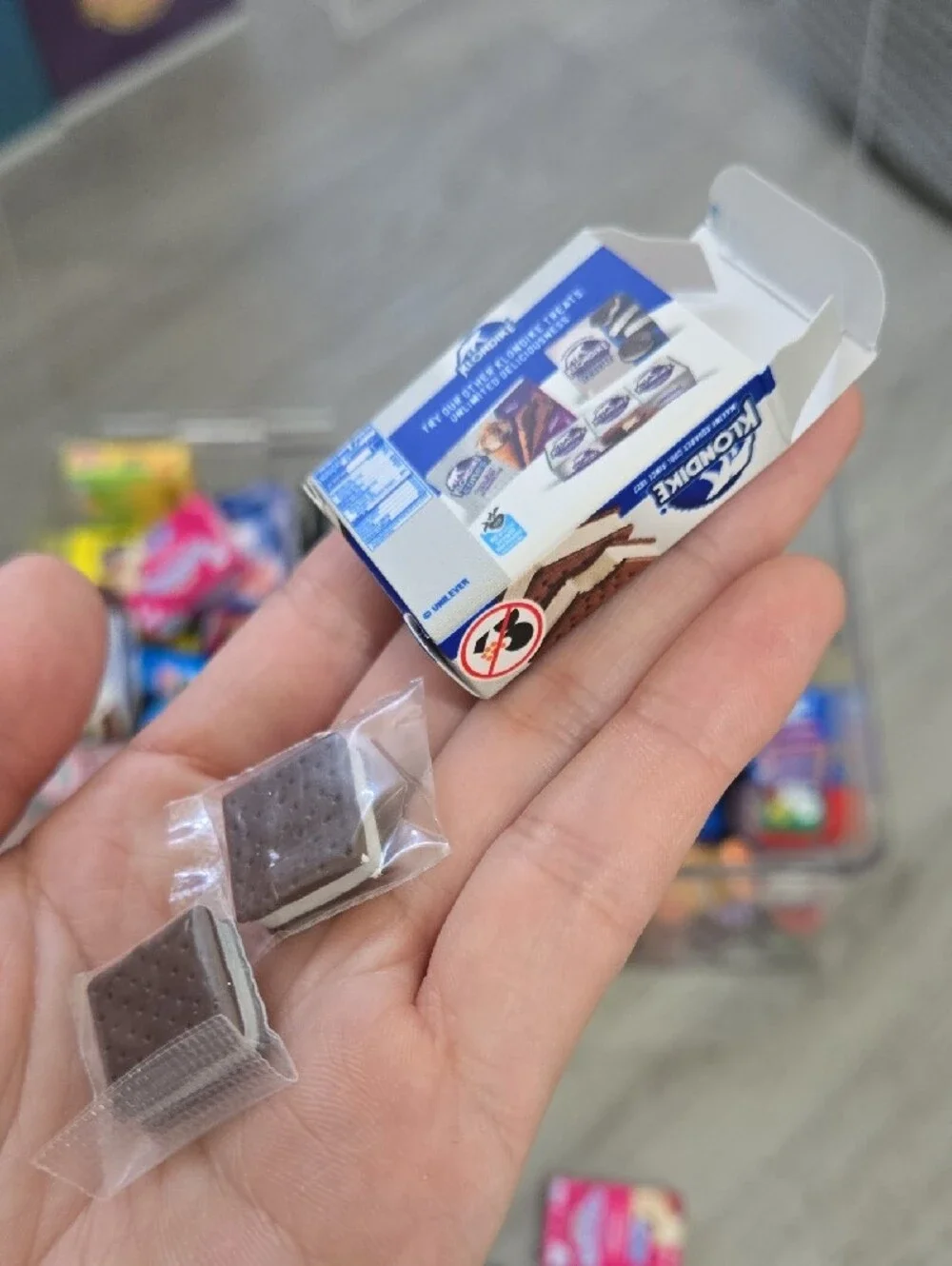 Klondike Kids Toy Replica - Blue & White Mini Ice Cream Sandwich - Picture 2 of 2